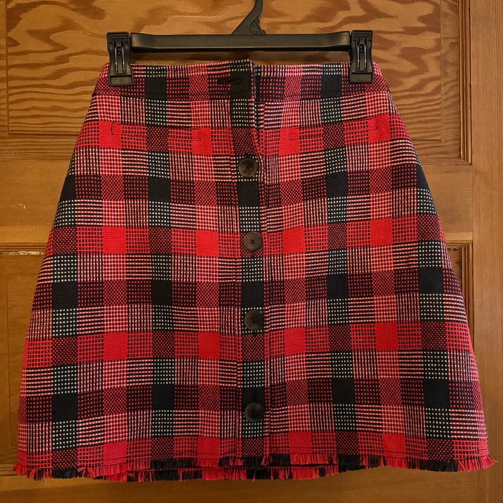 Women’s Derek Lam 10 Crosby plaid skirt - size 4.
